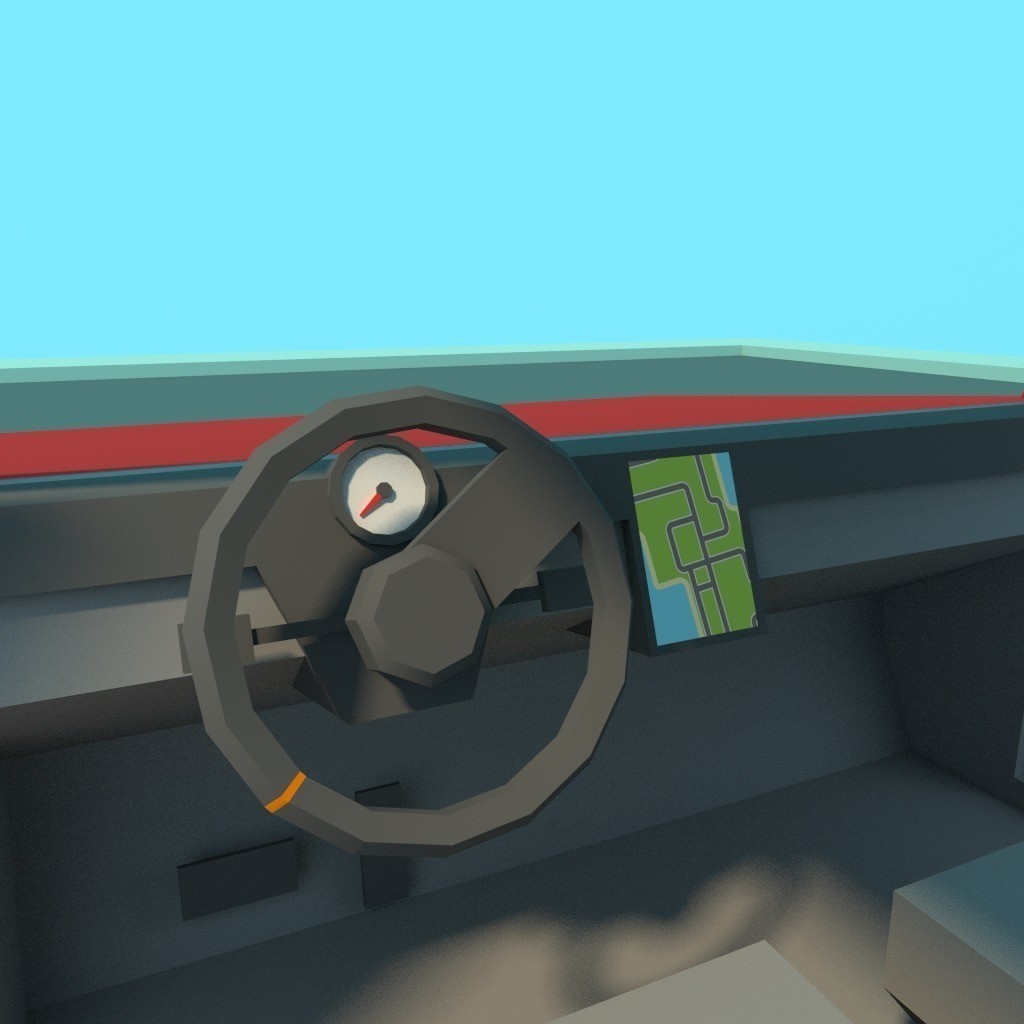 Rigged Car preview image 3
